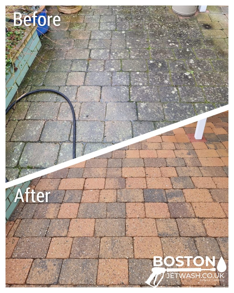 Block Paving Cleaning Service Lincolnshire Boston Jetwash